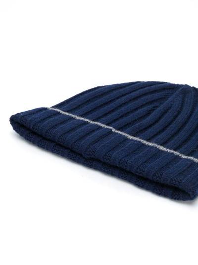 Brunello Cucinelli ribbed beanie outlook