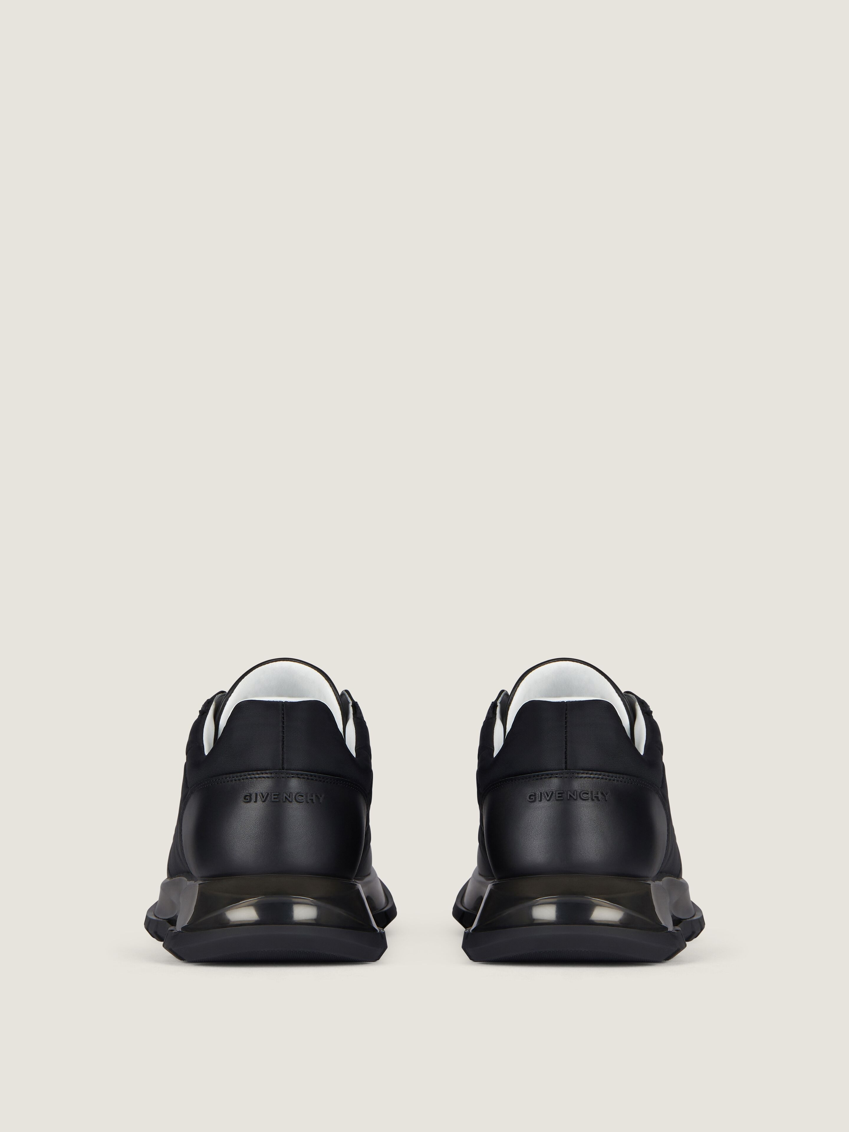 TRAINERS SNEAKERS IN PADDED NYLON AND LEATHER - 5