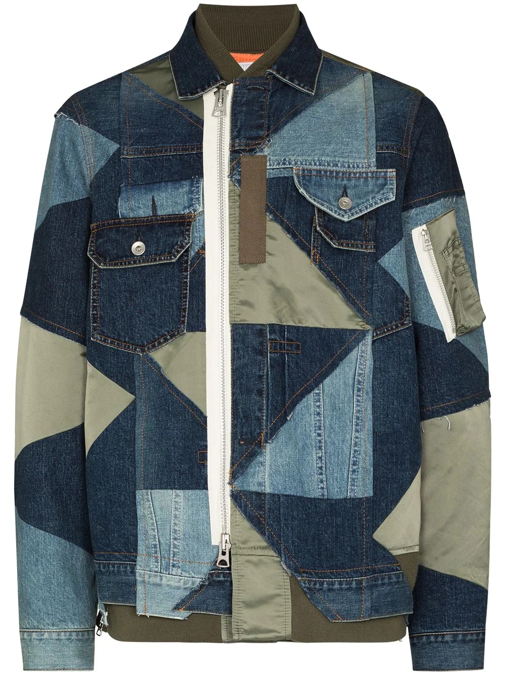 x Hank Willis patchwork reversible bomber jacket - 1