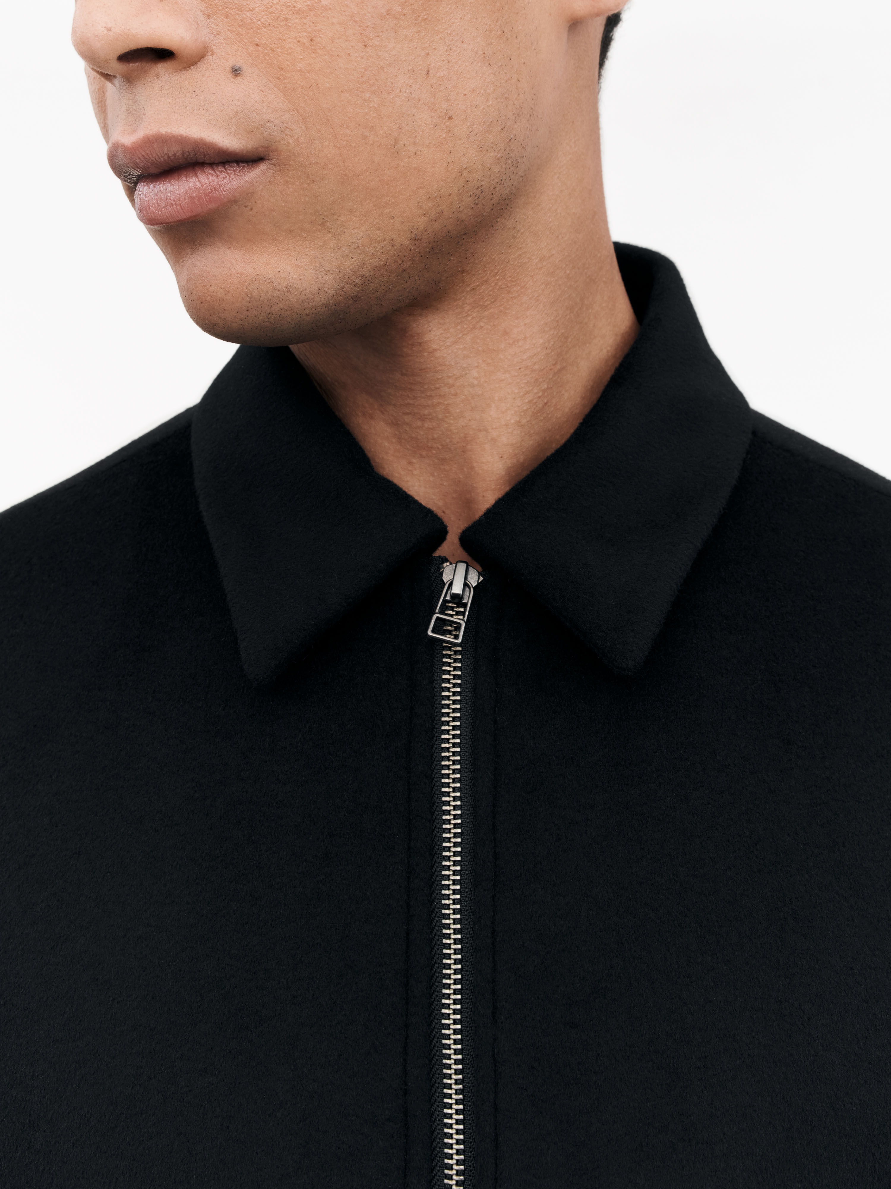 Elmeri Zip-Up Wool Blend Jacket - 5