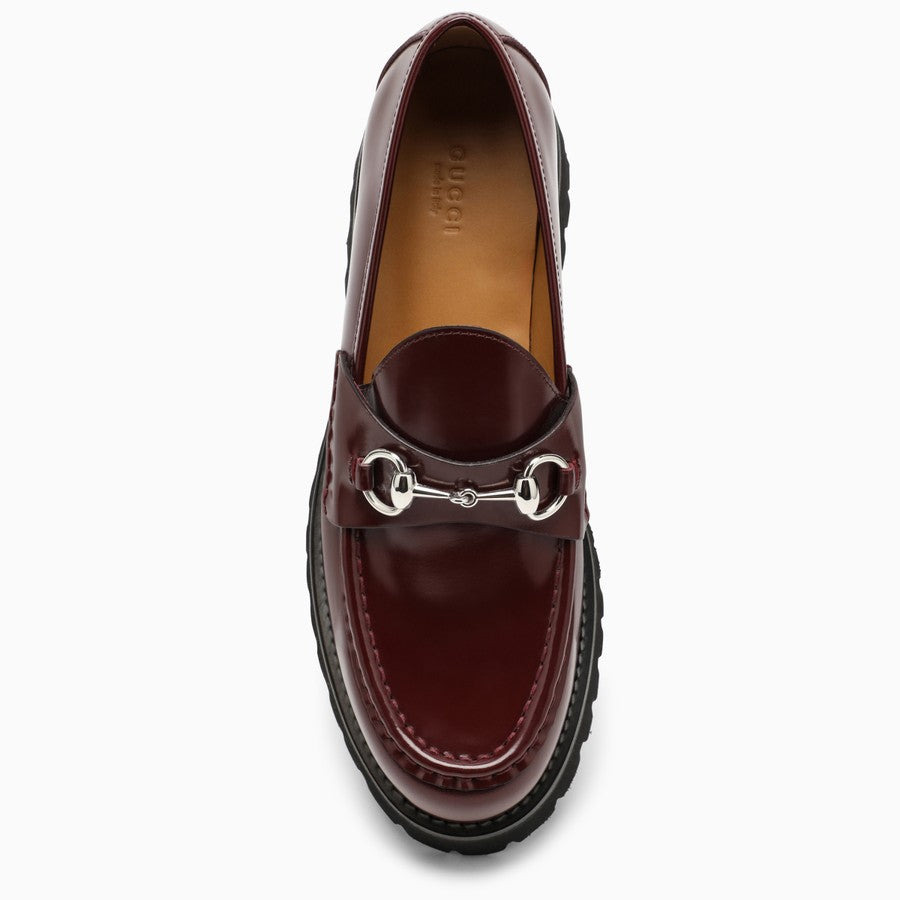 Gucci Women Bourdeaux Moccasin With Horsebit - 4