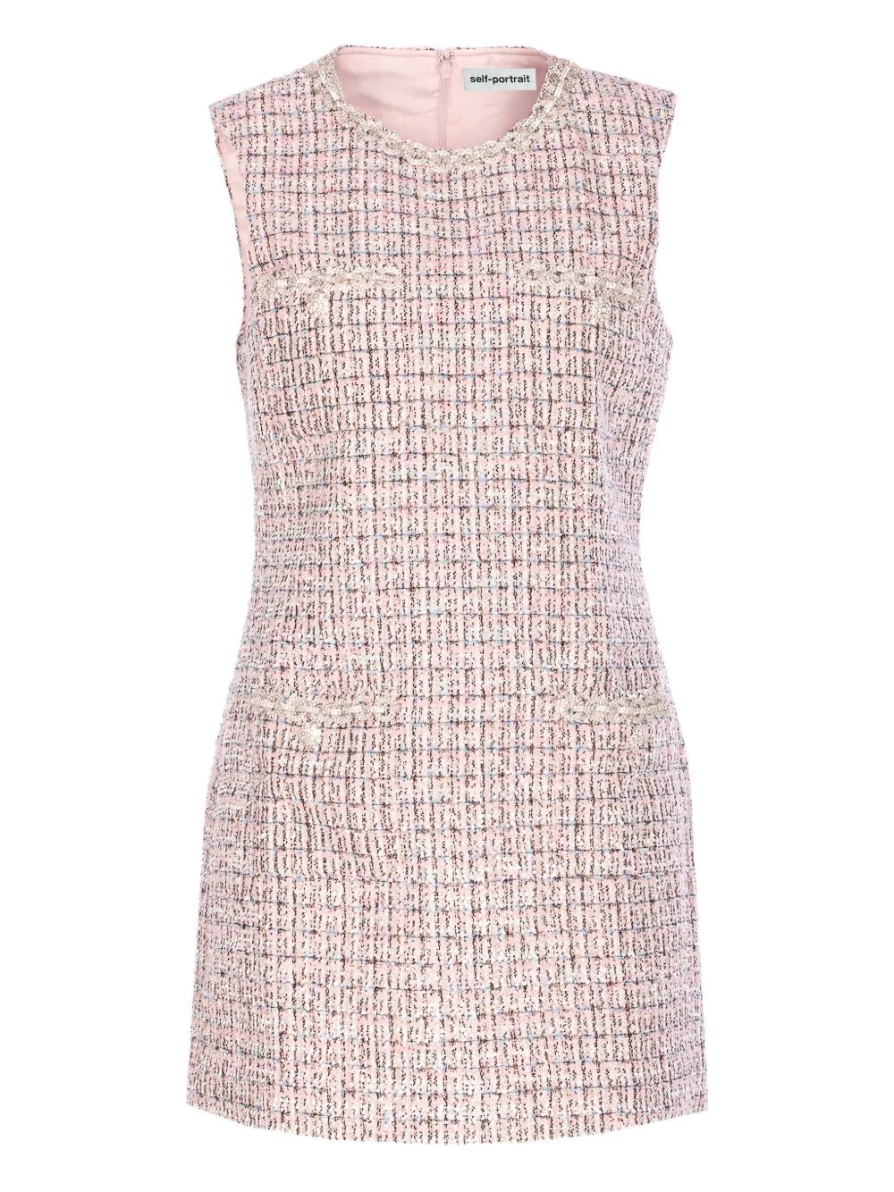 crystal-embellished dress - 1
