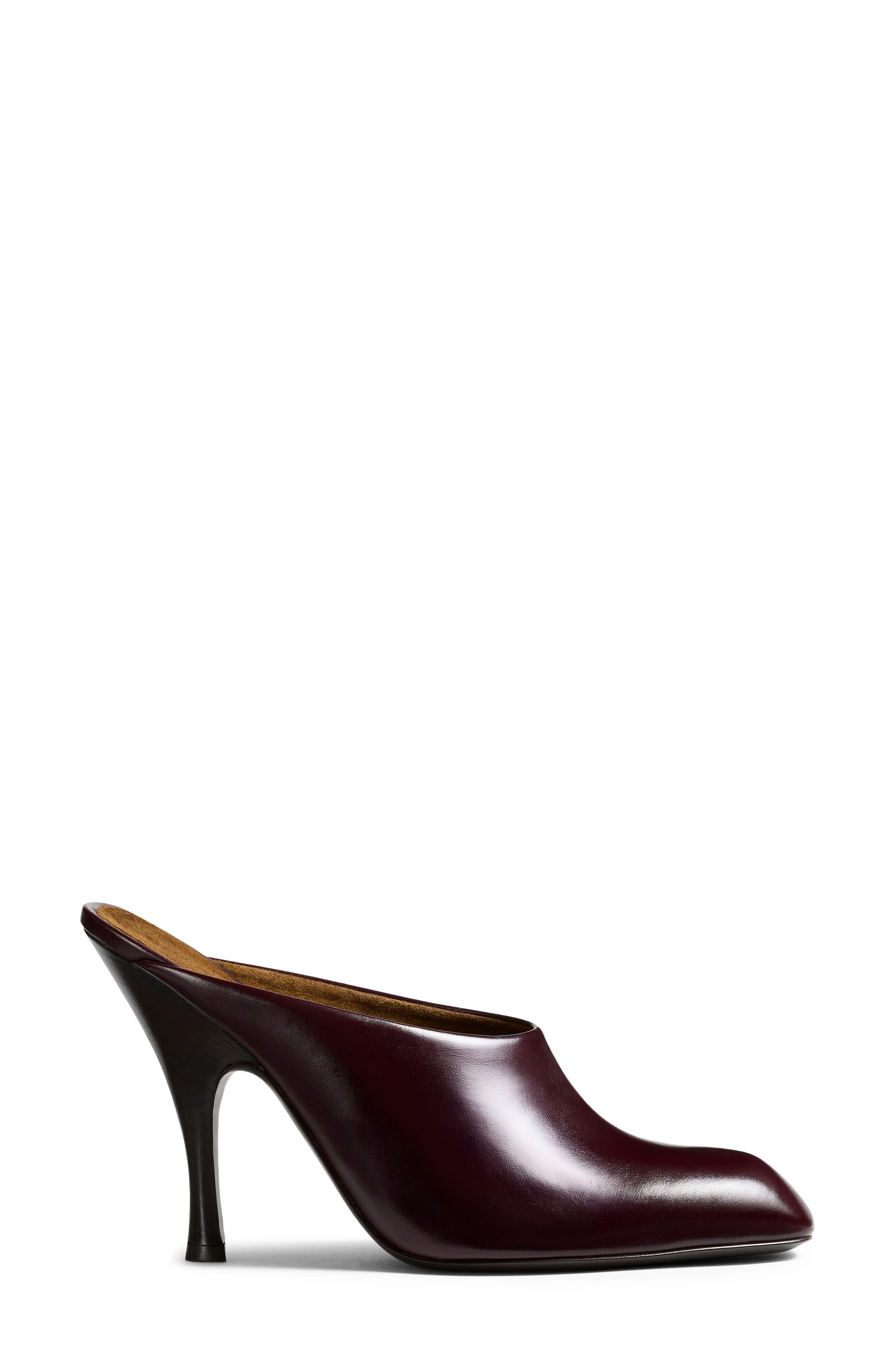Khaite Colt Square Toe Mule in 531 Bordeaux at Nordstrom - 3