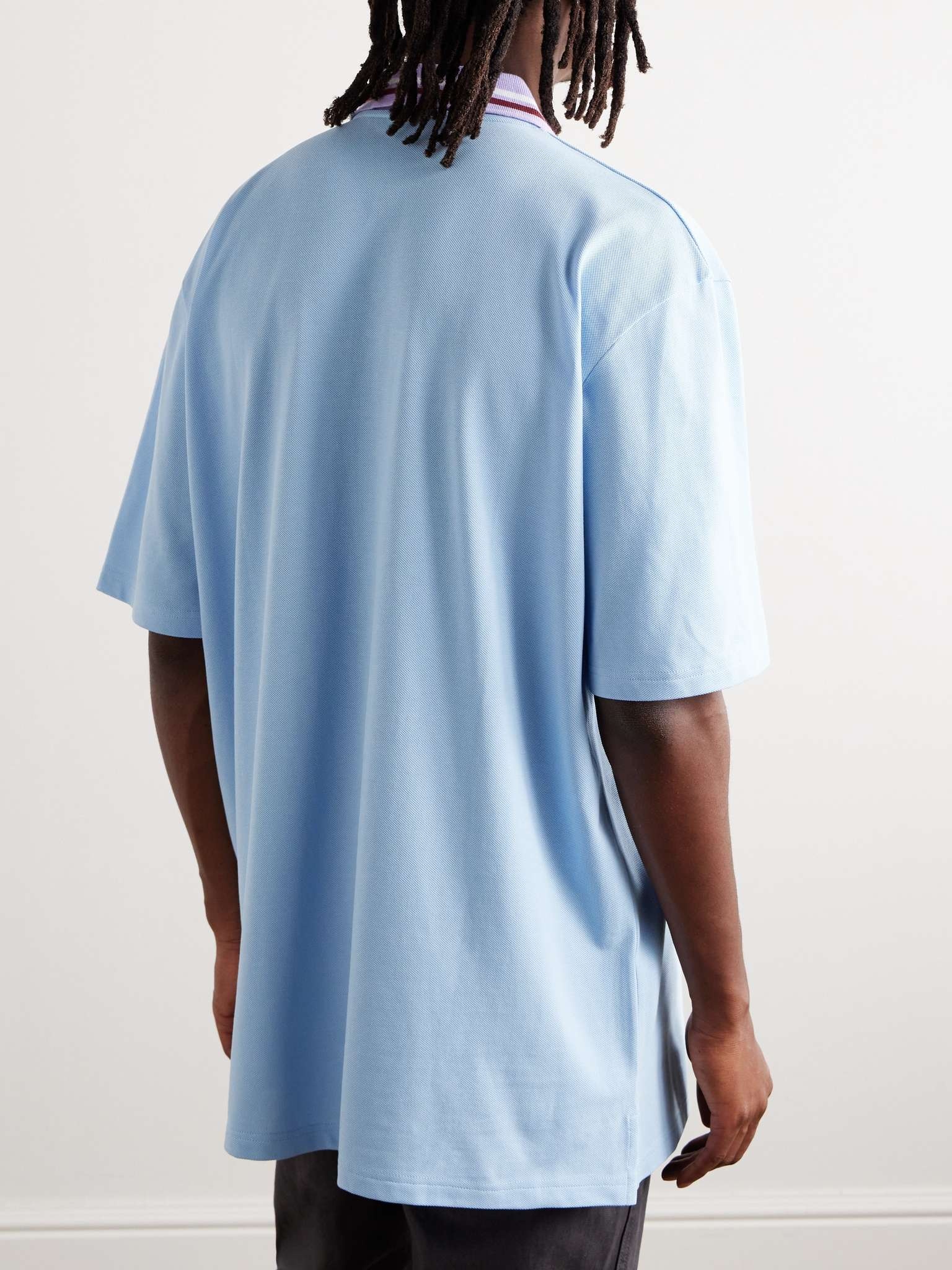 Logo-Embroidered Organic Cotton-Piqué Polo Shirt - 3