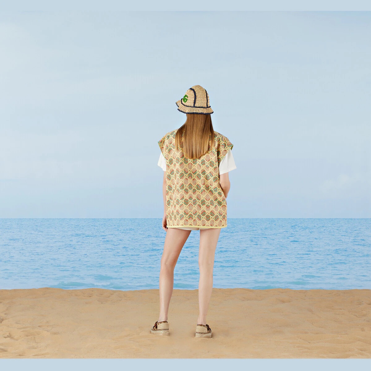 GG tweed vest - 3