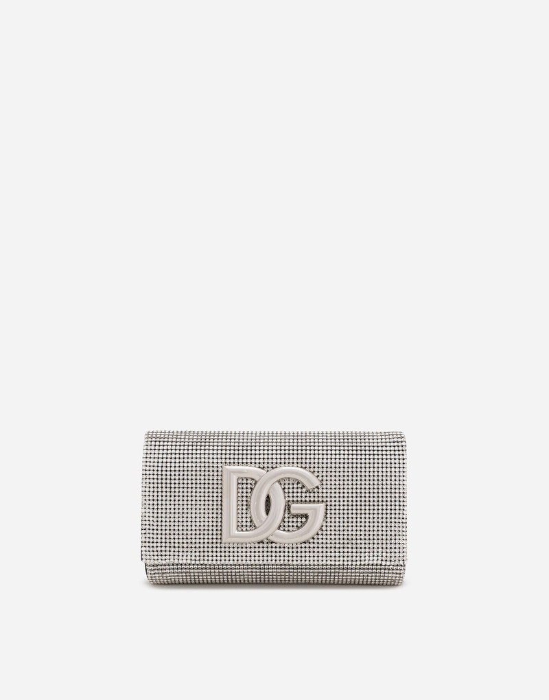 DG logo bag in crystal mesh 1