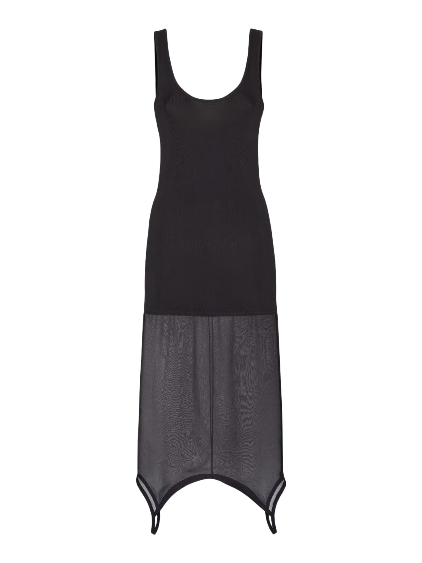 BLACK JERSEY DRESS - 2