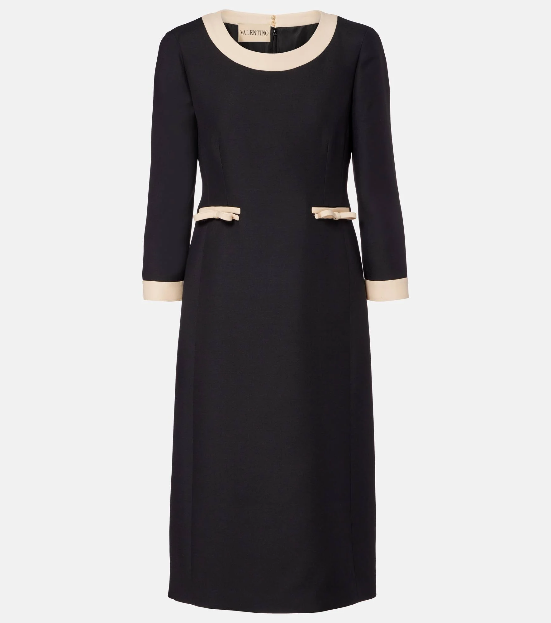 Crepe Couture midi dress - 1