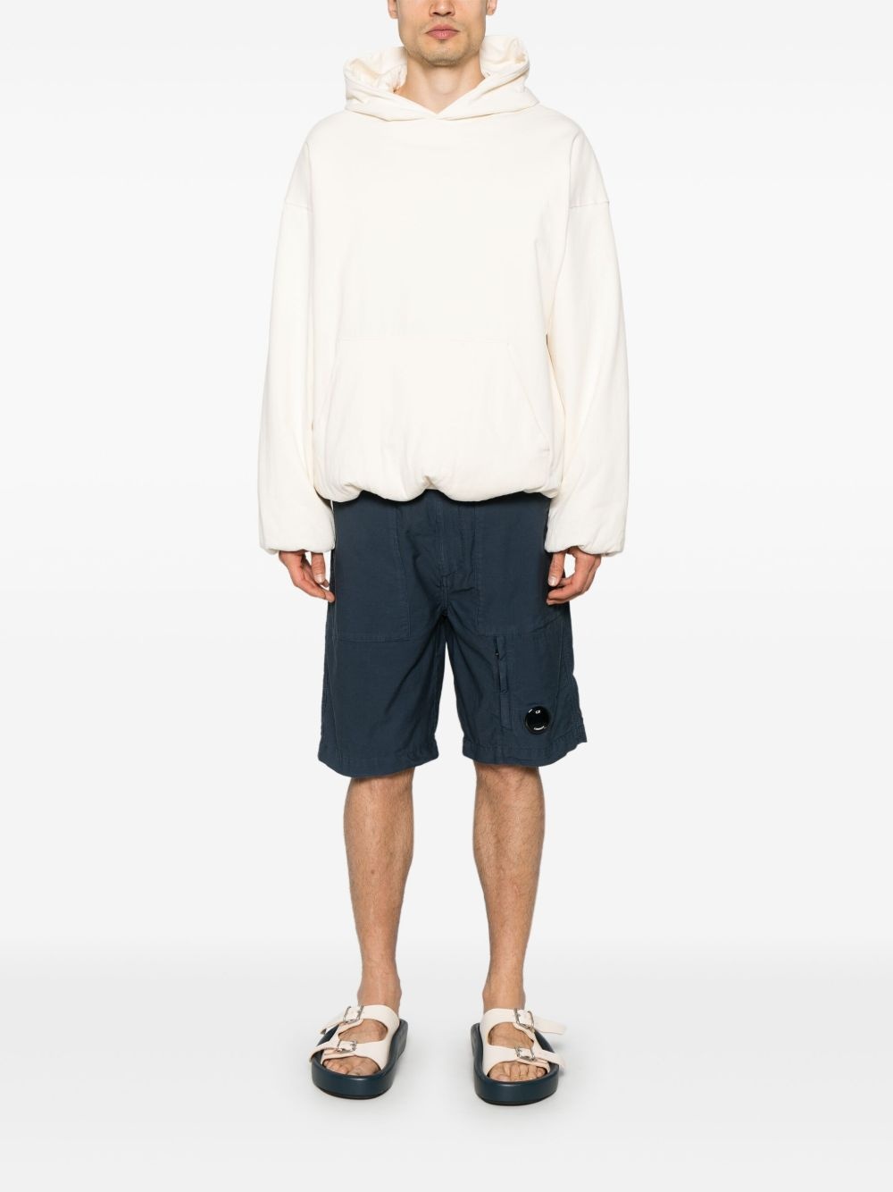 Lens-detail cargo shorts - 2