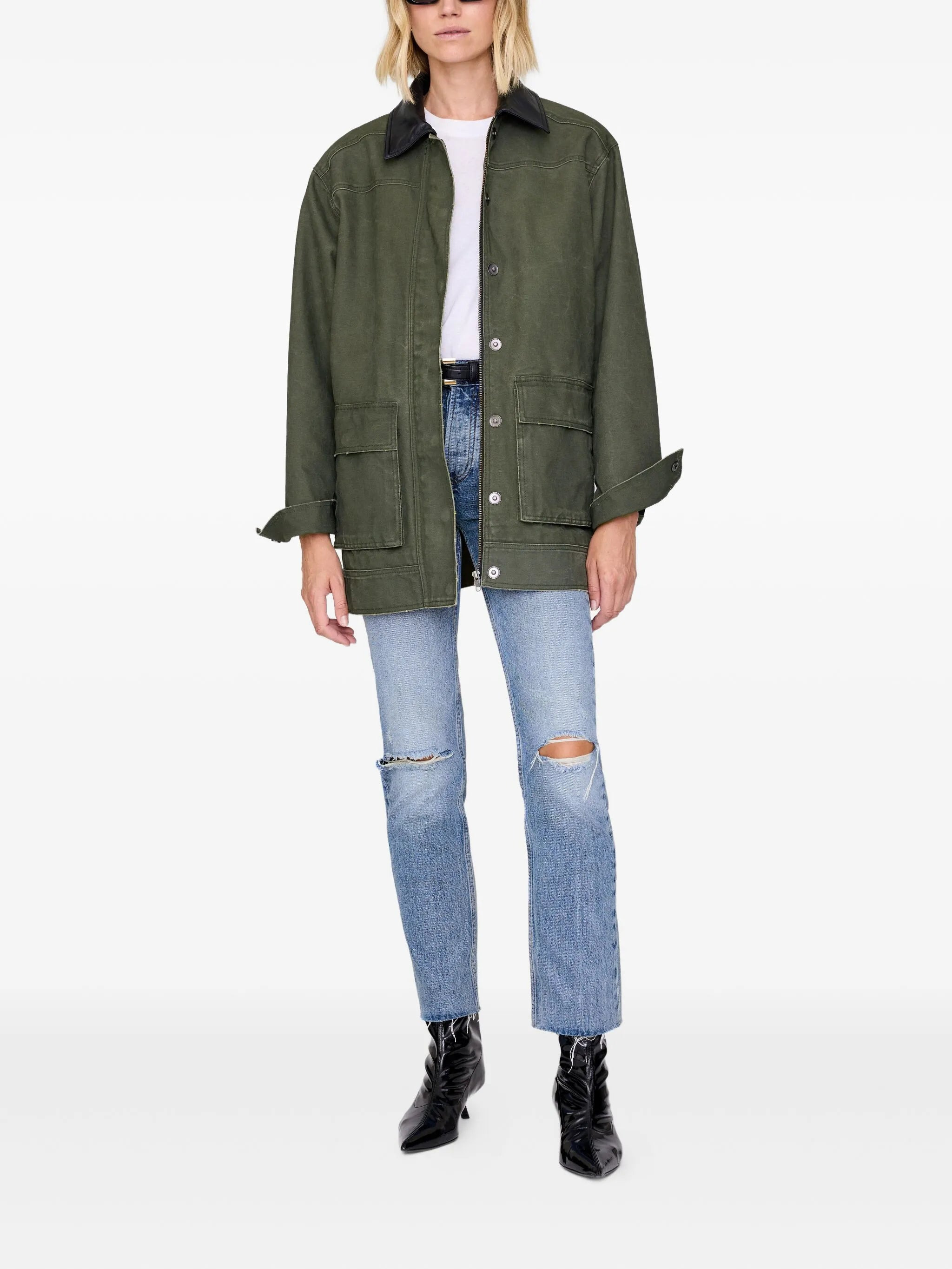 Anine Bing Sean Patch-pocket Military Jacket - 2