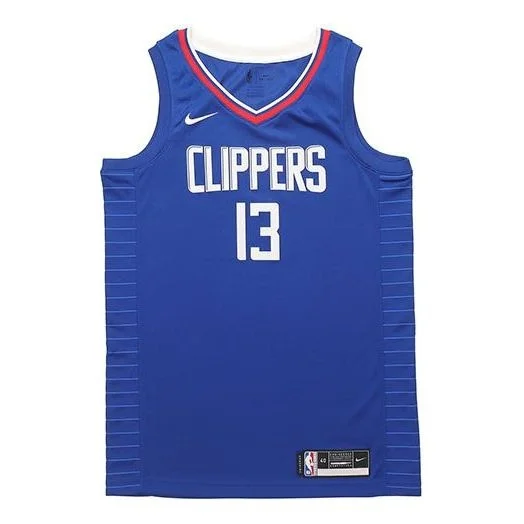 Nike NBA Teams Jersey SW Fan Edition George 20-21 Season Blue CW3668-403 - 1