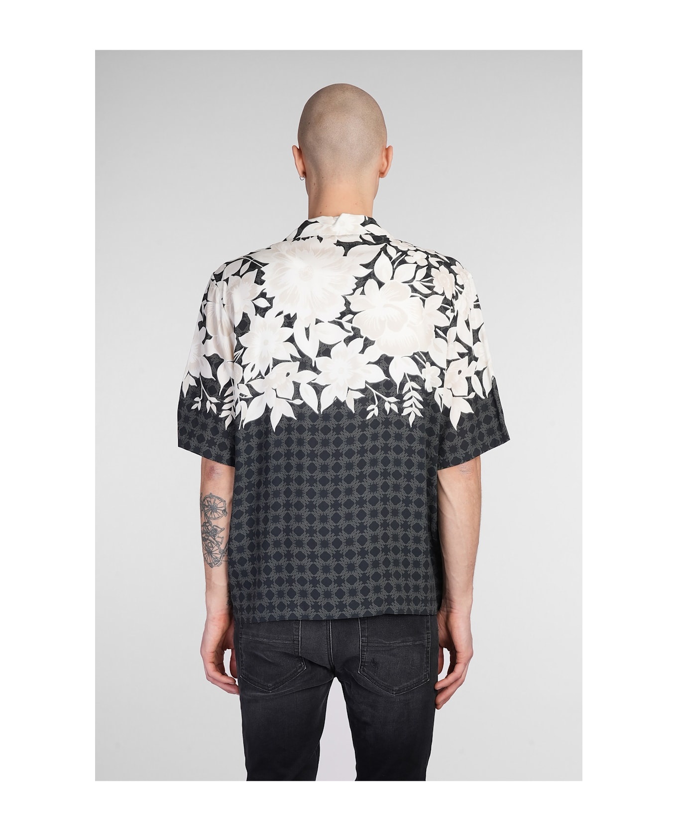 Shirt In Black Viscose - 3