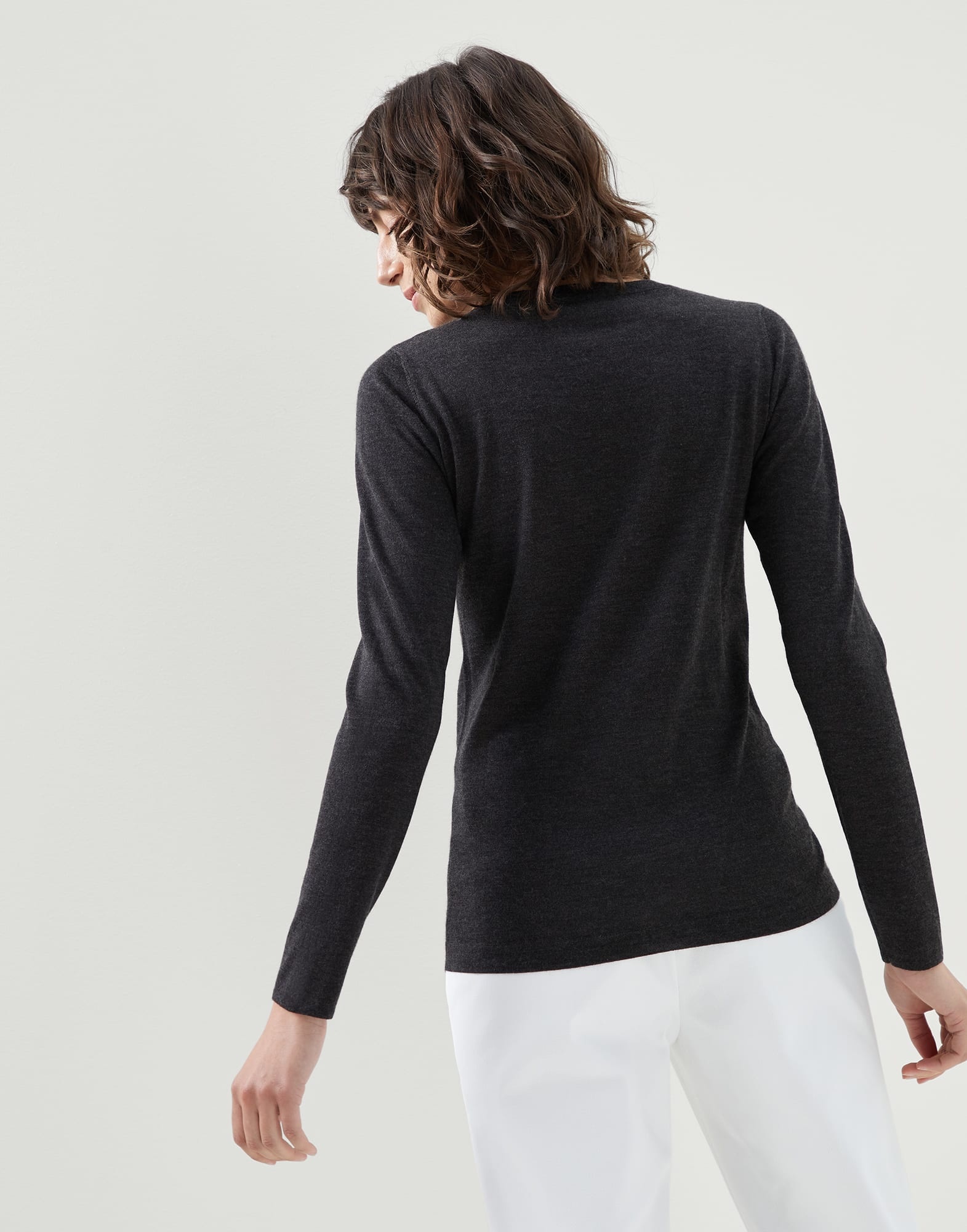 Cashmere and silk lightweight sweater - 2