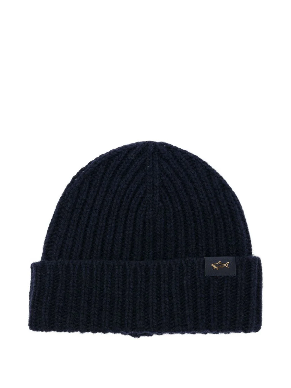 ribbed wool-blend beanie hat - 1