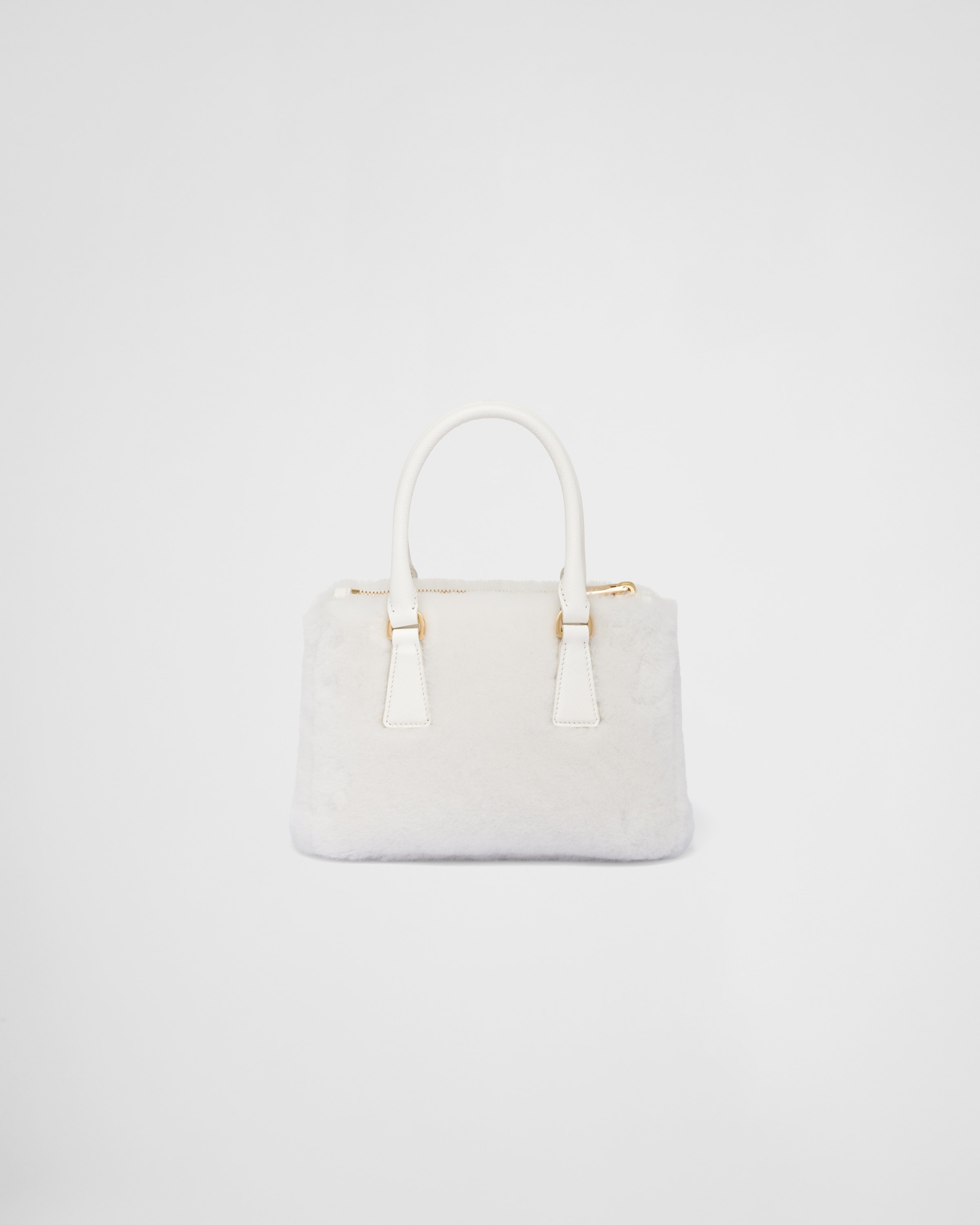 Prada Galleria shearling mini-bag - 4