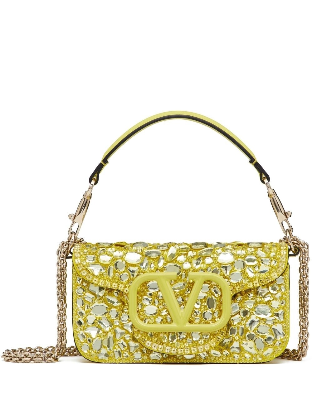 crystal-embellished shoulder-bag - 1