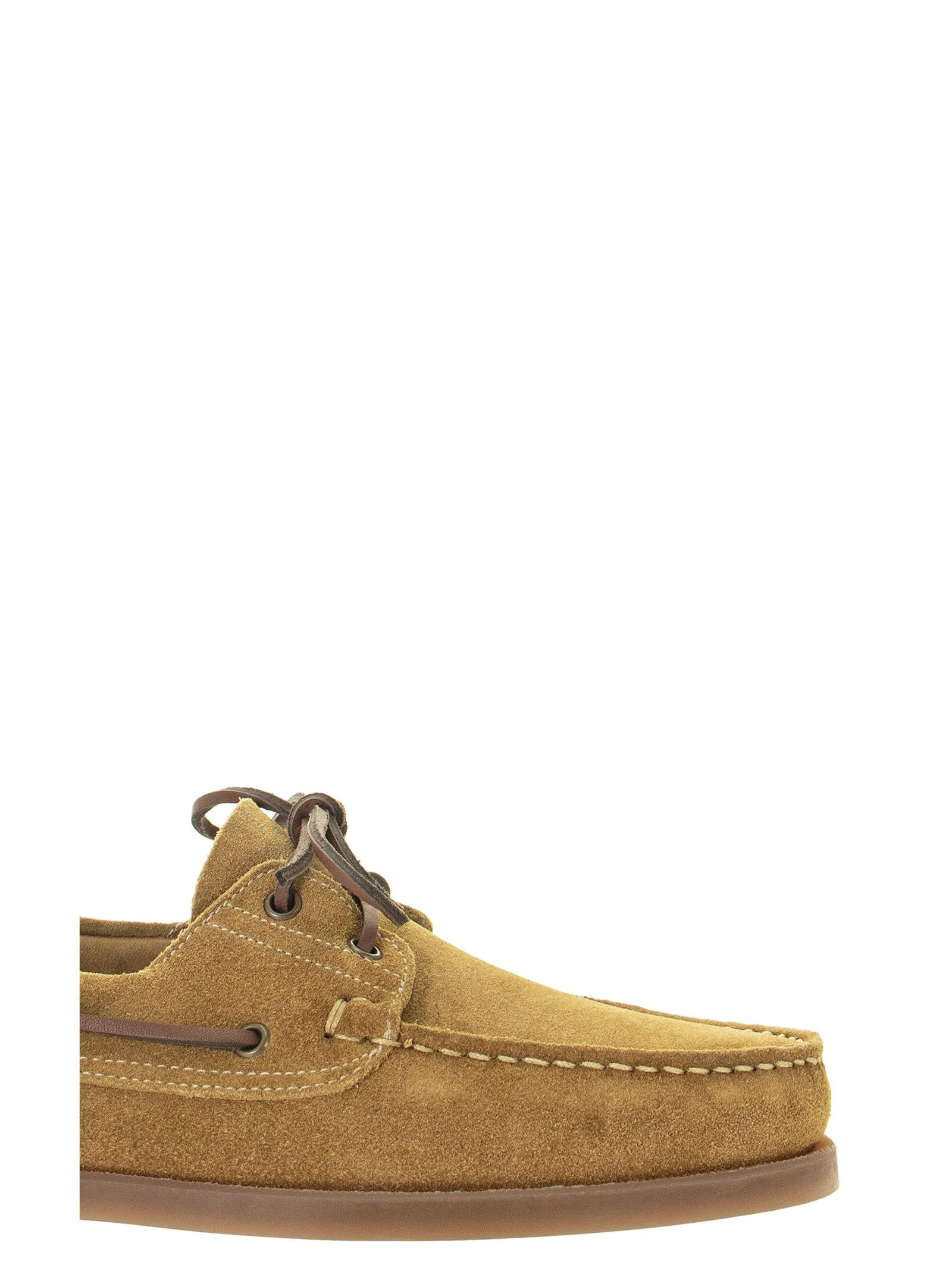 Paraboot Men Barth - Suede Boat Shoes - 6