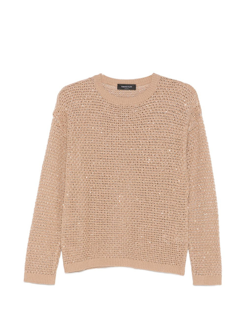open-knit sweater 1