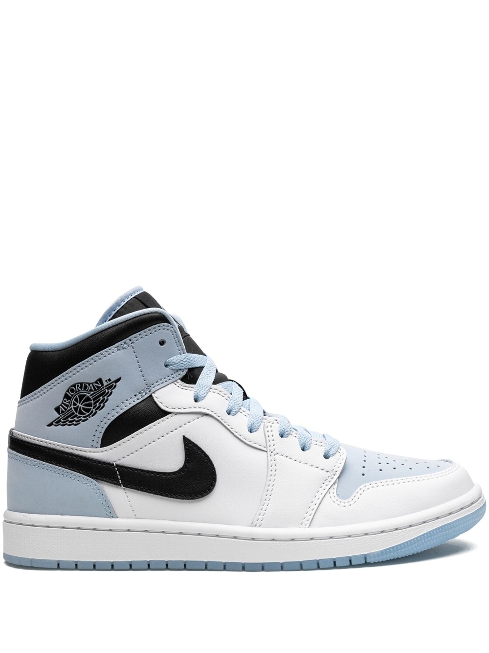 Air Jordan 1 Mid SE "White/Ice Blue-Black" sneakers - 1