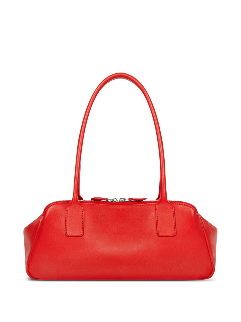 Strip leather shoulder bag 3