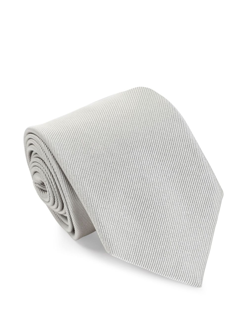 ribbed silk tie - 2