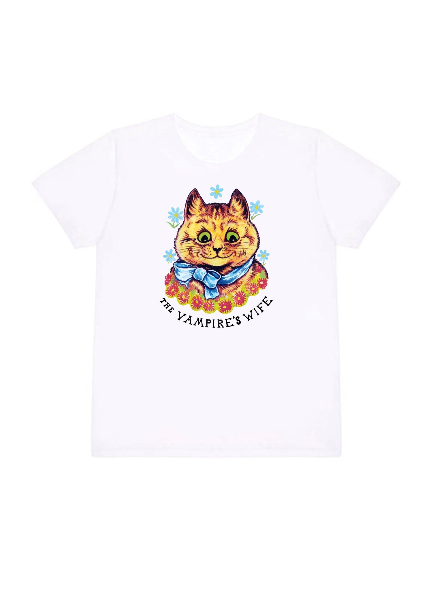 THE CAT FLOWER T SHIRT - 1