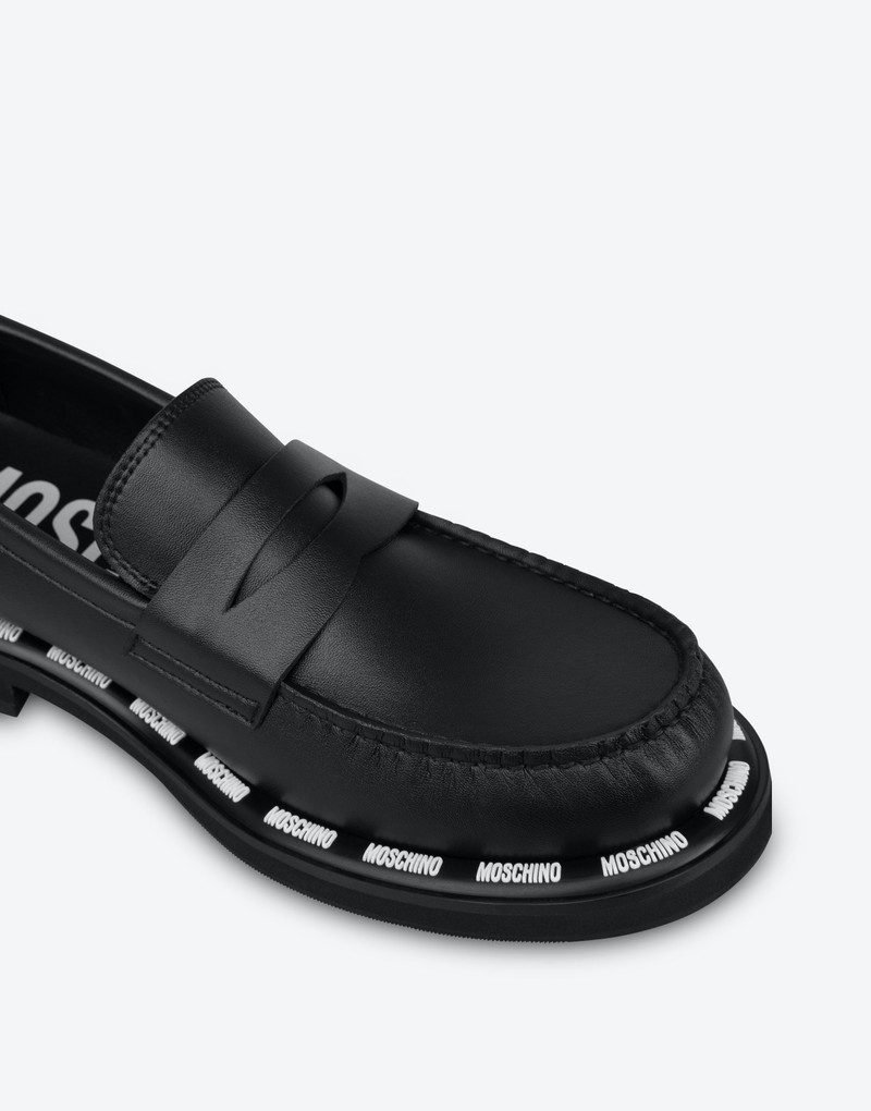 RUBBER LOGO LOAFERS 4