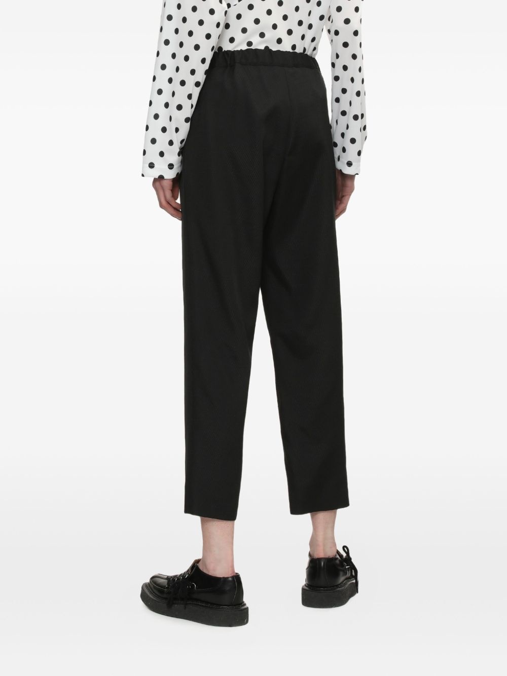 elasticated-waist trousers - 4