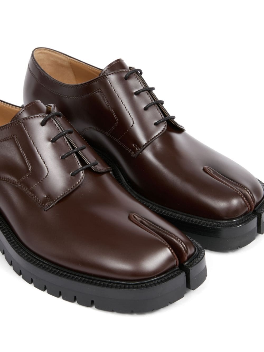 Tabi leather derby shoes - 5