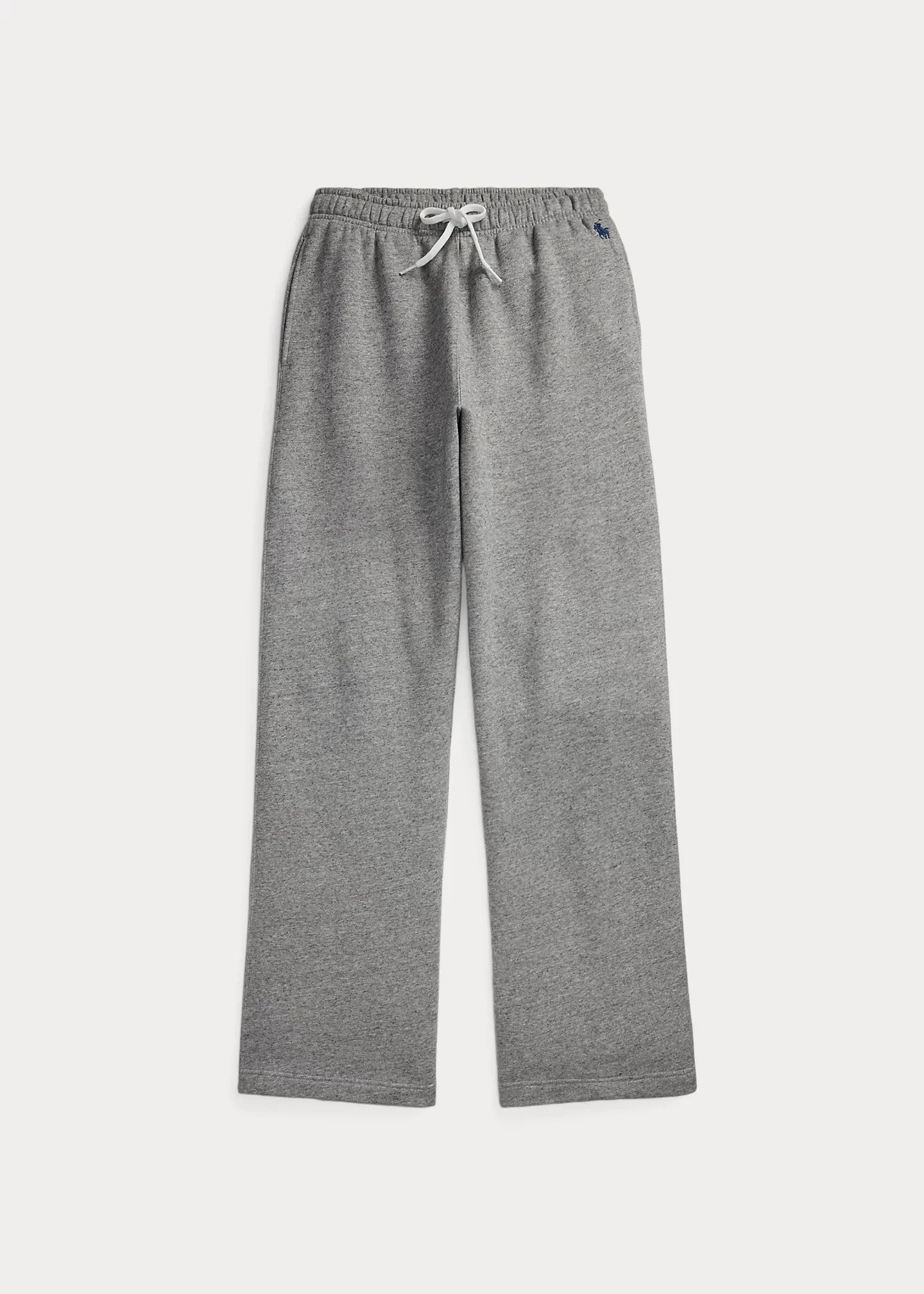 Drawstring Fleece Wide-Leg Sweatpant - 1