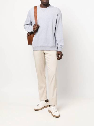 Brunello Cucinelli crew neck pullover sweatshirt outlook