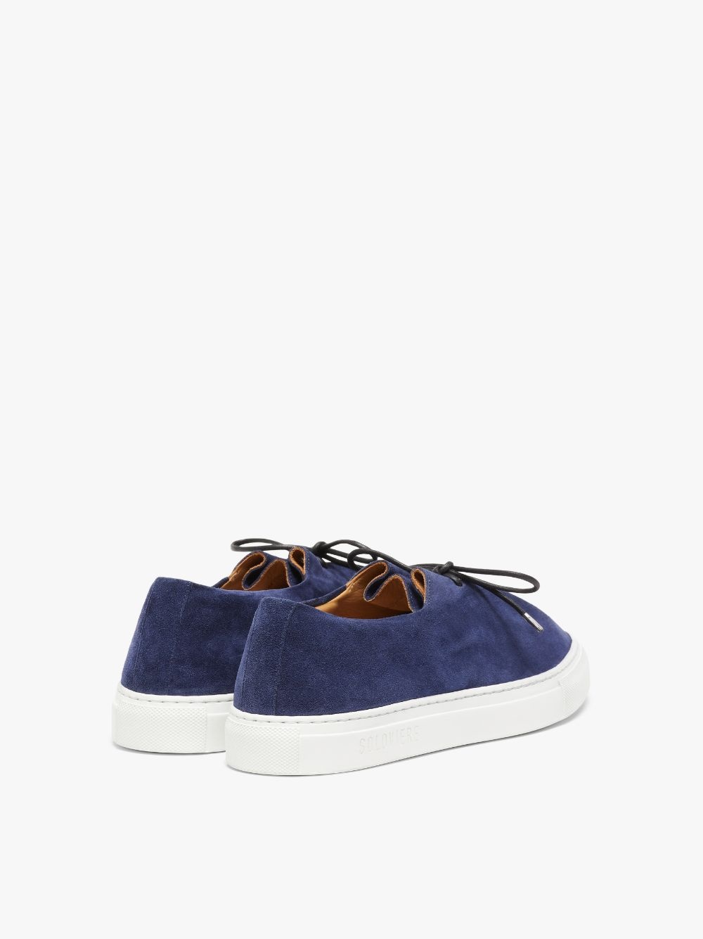 JACQUES SOLOVIÈRE NAVY SUEDE SNEAKERS - 4