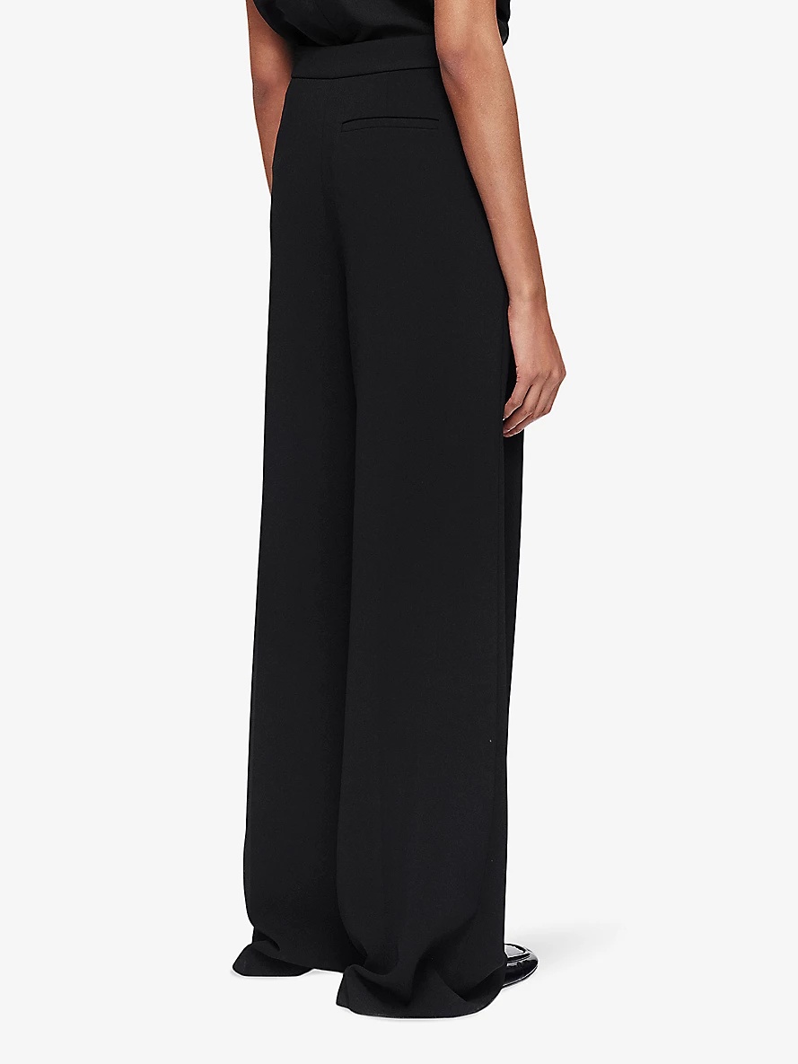 Cady Alane high-rise wide-leg stretch-woven trousers - 3