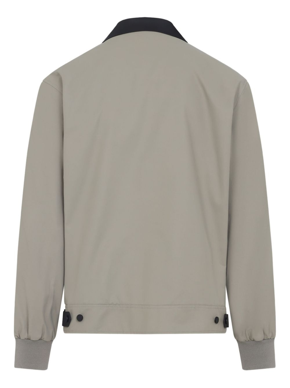 contrast-collar bomber jacket - 2