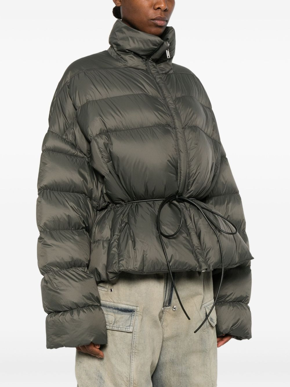 quilted drawstring jacket - 3