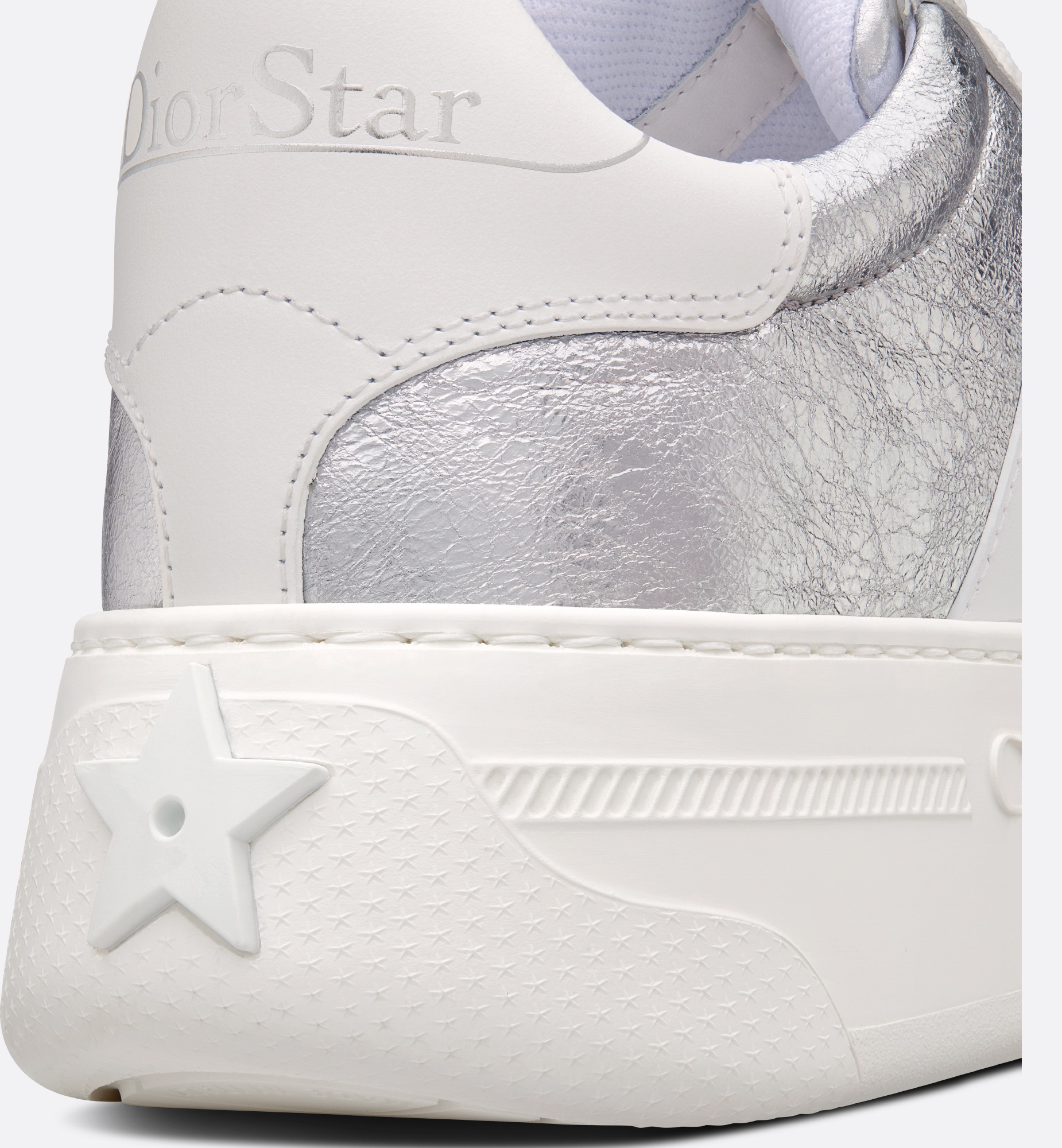 【ギラギラシルバー★】Dior Star プラットフォームスニーカー Dior Dior Star Platform Sneaker | REVERSIBLE