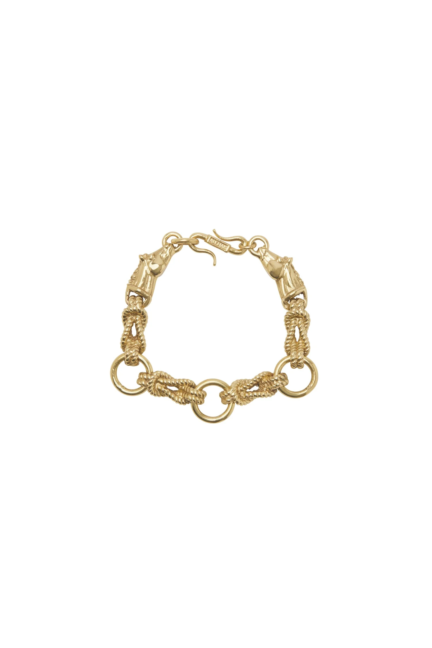 Rope Chain & Horse Clasp Bracelet - 1