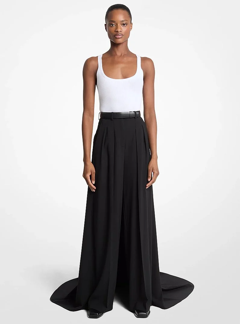 Wool Serge Opera Trousers - 1