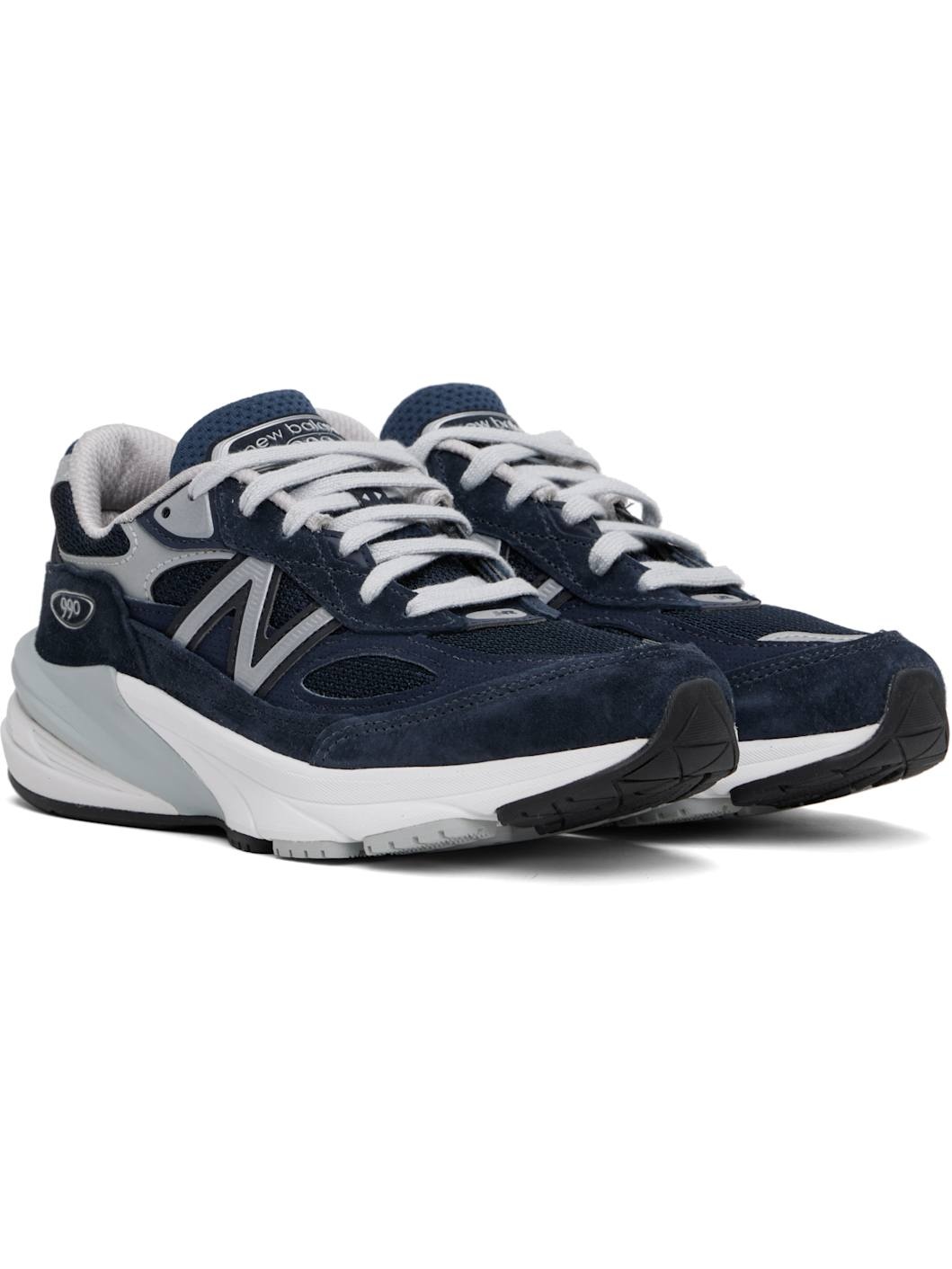 Navy 'Made in USA' 990v6 Sneakers - 4