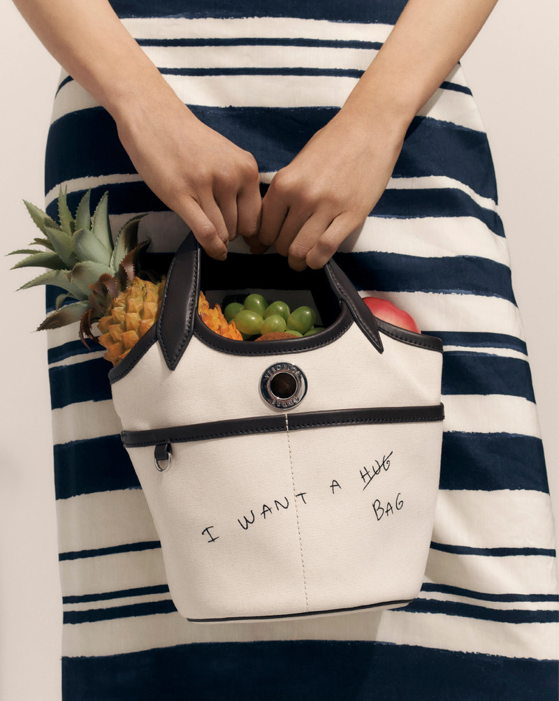 CANVAS PRINTED ANCHOR BAG 8
