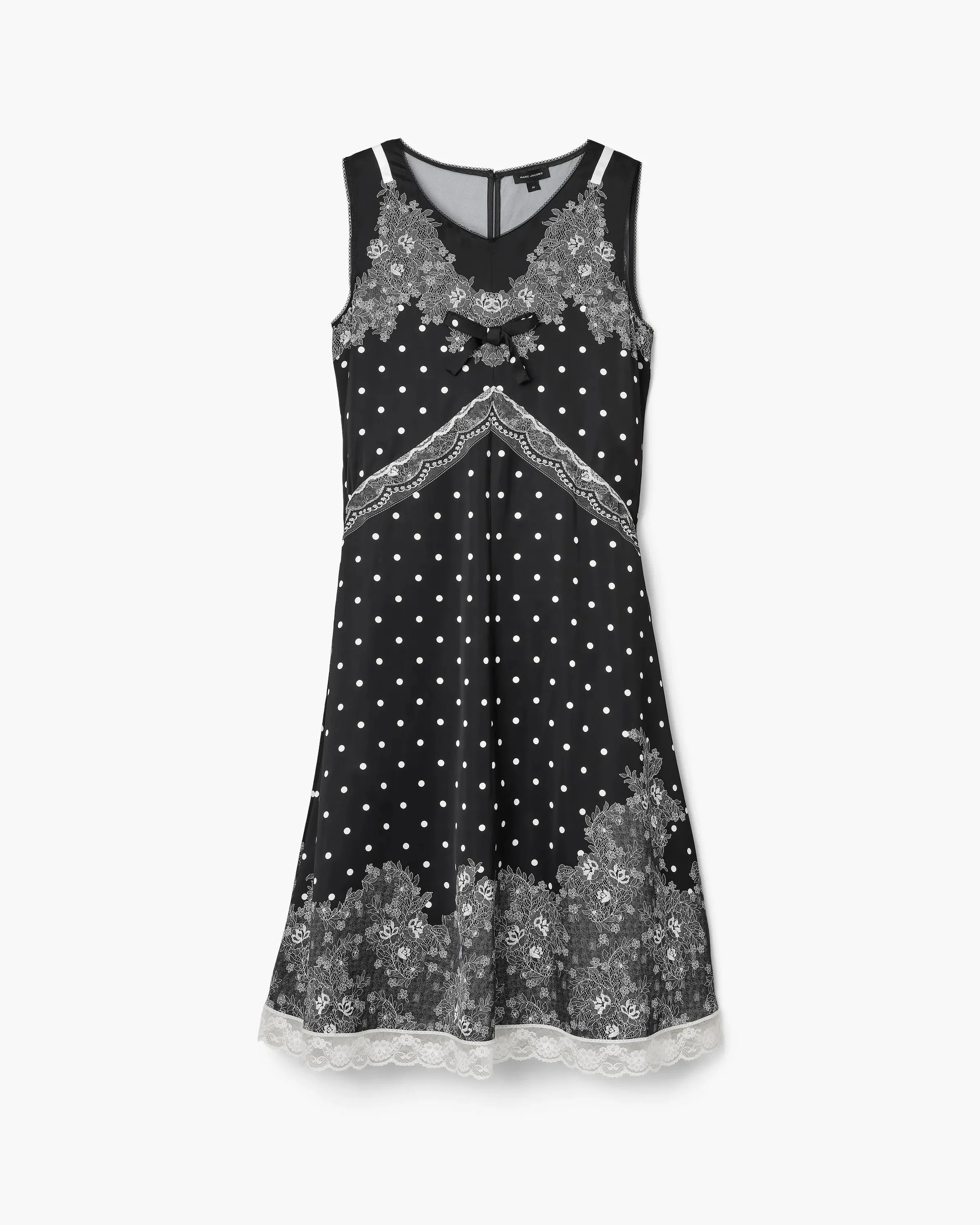 TROMPE L'OEIL SLIP MIDI DRESS - 1