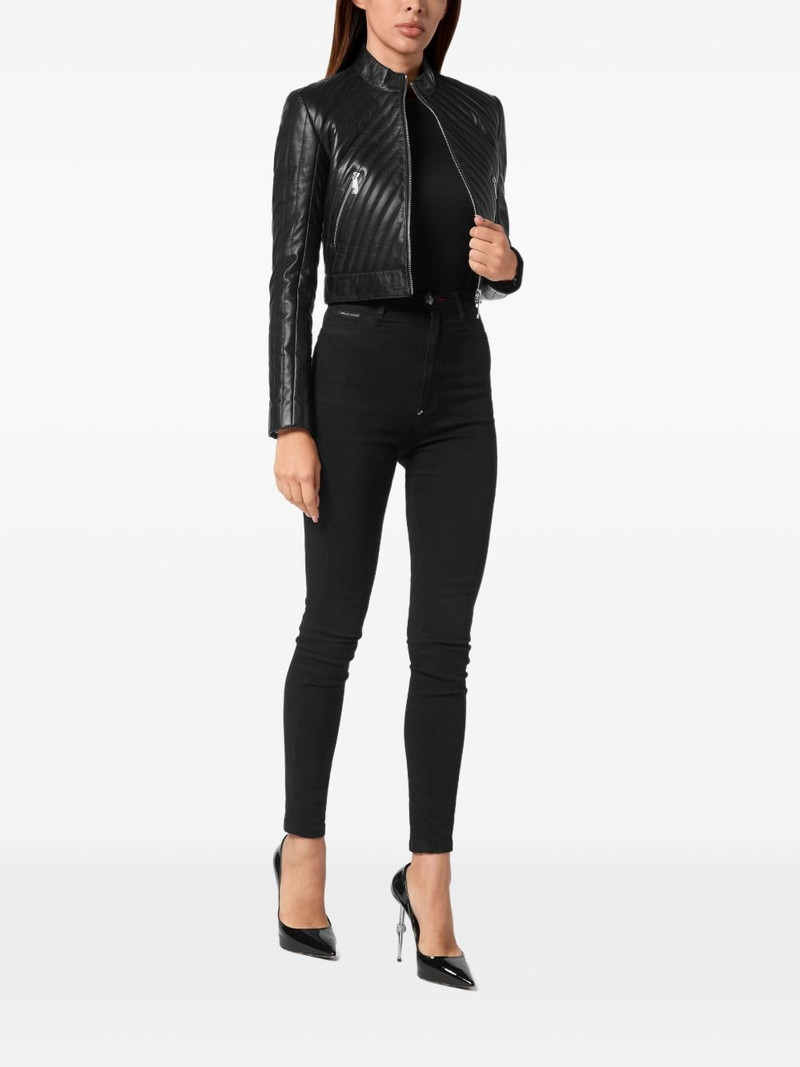 PHILIPP PLEIN leather jacket outlook