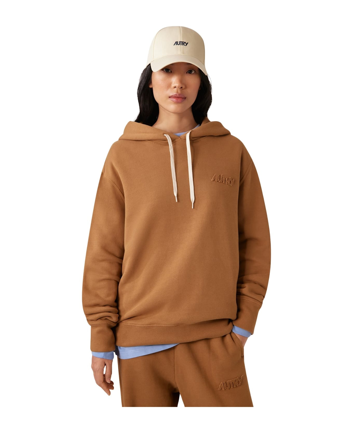Hoodie Heavy Jers Walnut - 2