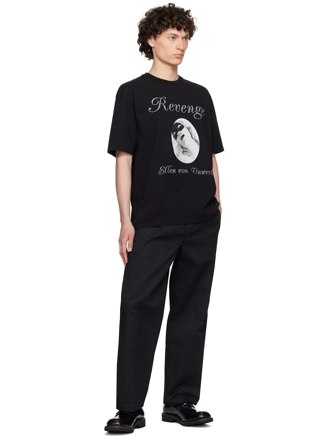 Black 'Ellen Von Unwerth' T-shirt - 4