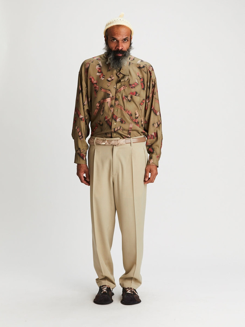 MAGLIANO Ribbons Twisted Shirt Archive Green outlook