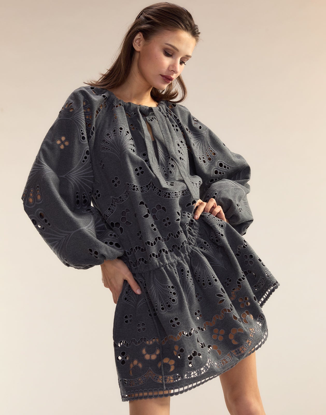 Wellesley Embroidered Dress - 1