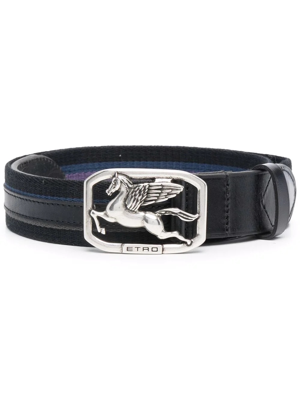 logo-buckle belt - 1