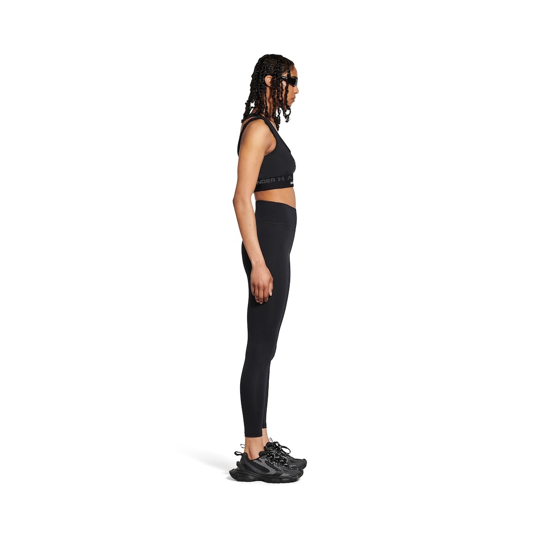BALENCIAGA Women's Under Armour® Leggings in Black/white