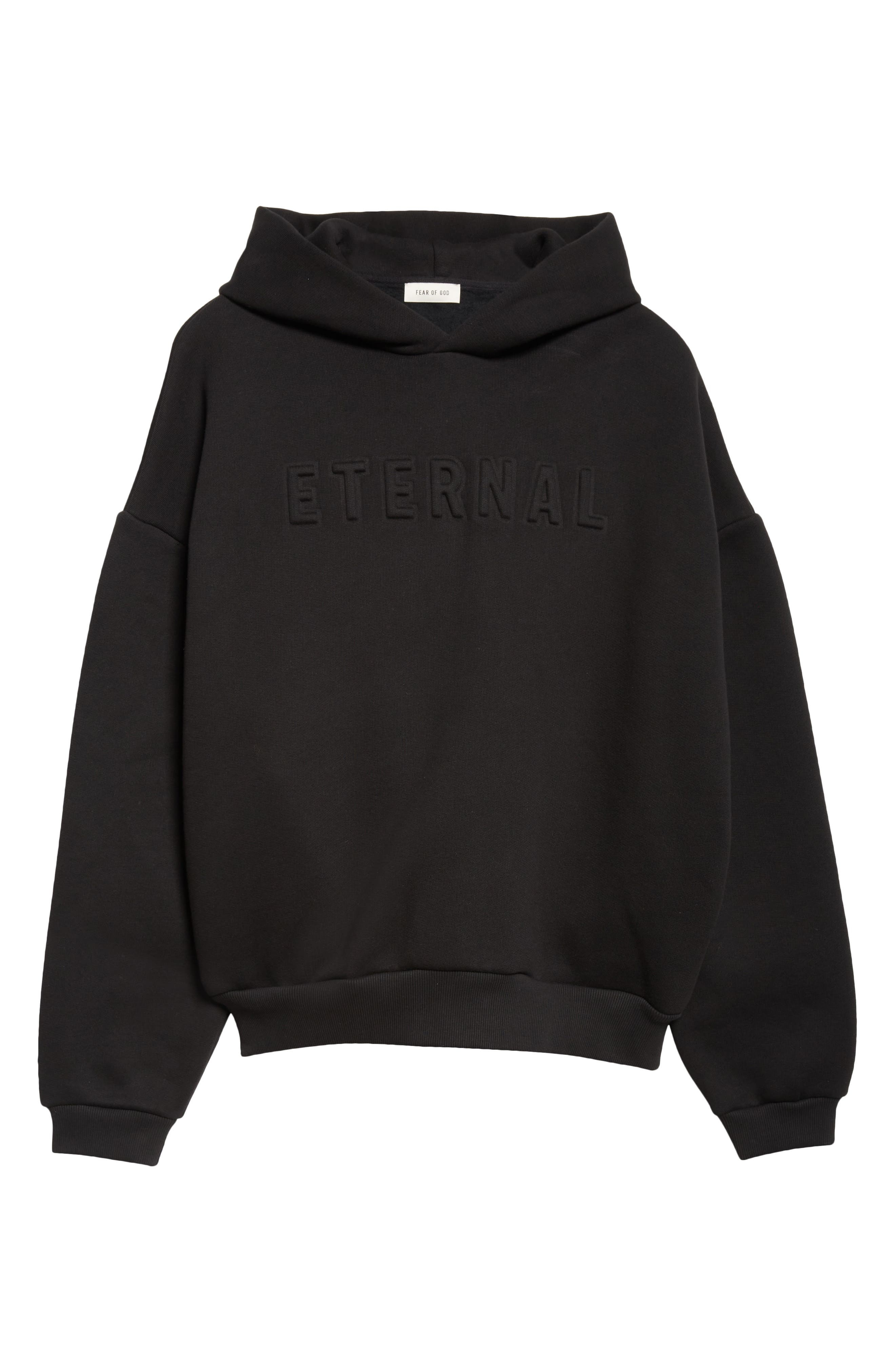 Fear of God Eternal Embossed Logo Hoodie in Black at Nordstrom - 6