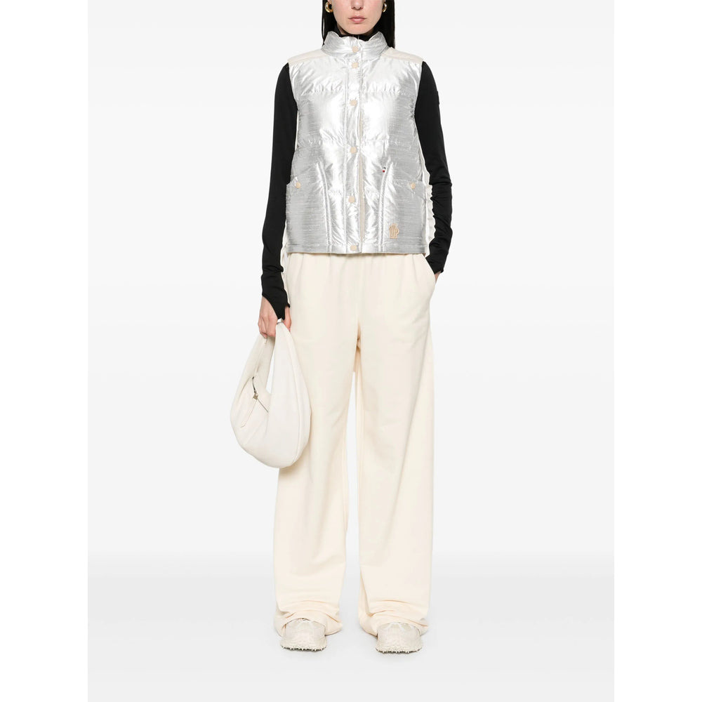 Moncler Neutrals Trousers - Track Pants Women - 4